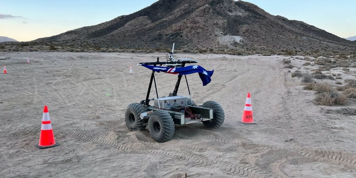 Racing a Space Robot on Mojave Desert Sands
