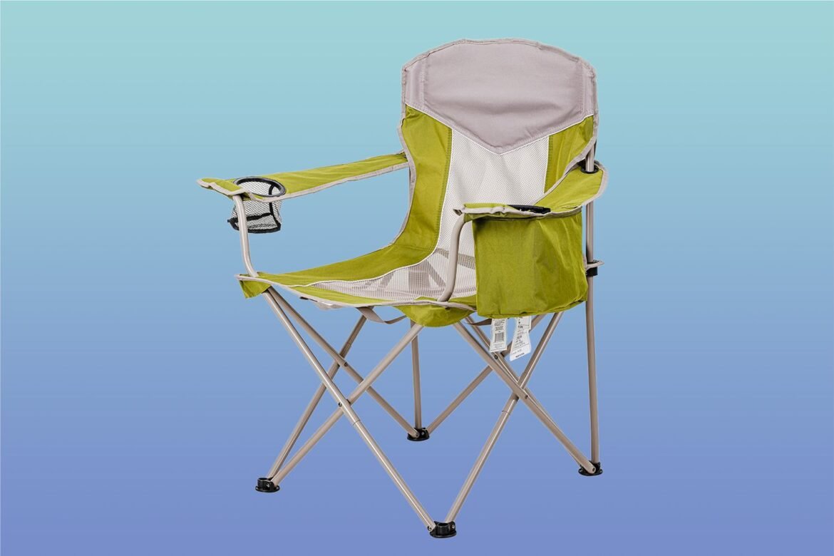 This $30 Walmart Camping Chair Has a Built-in Cooler