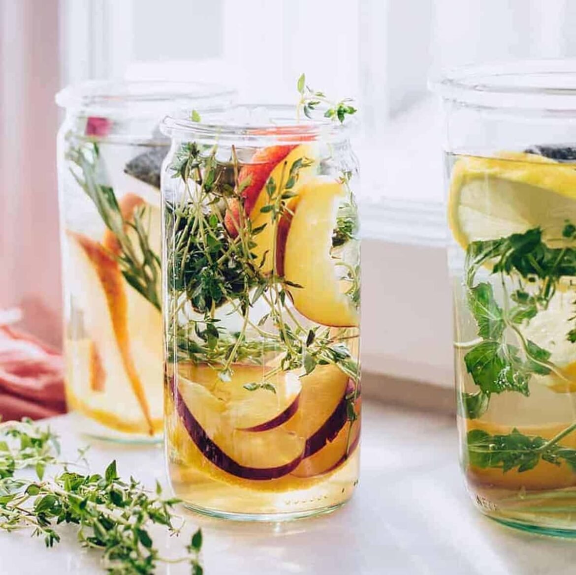 How to Make Your Own Fruit and Herb Infused Sun Tea