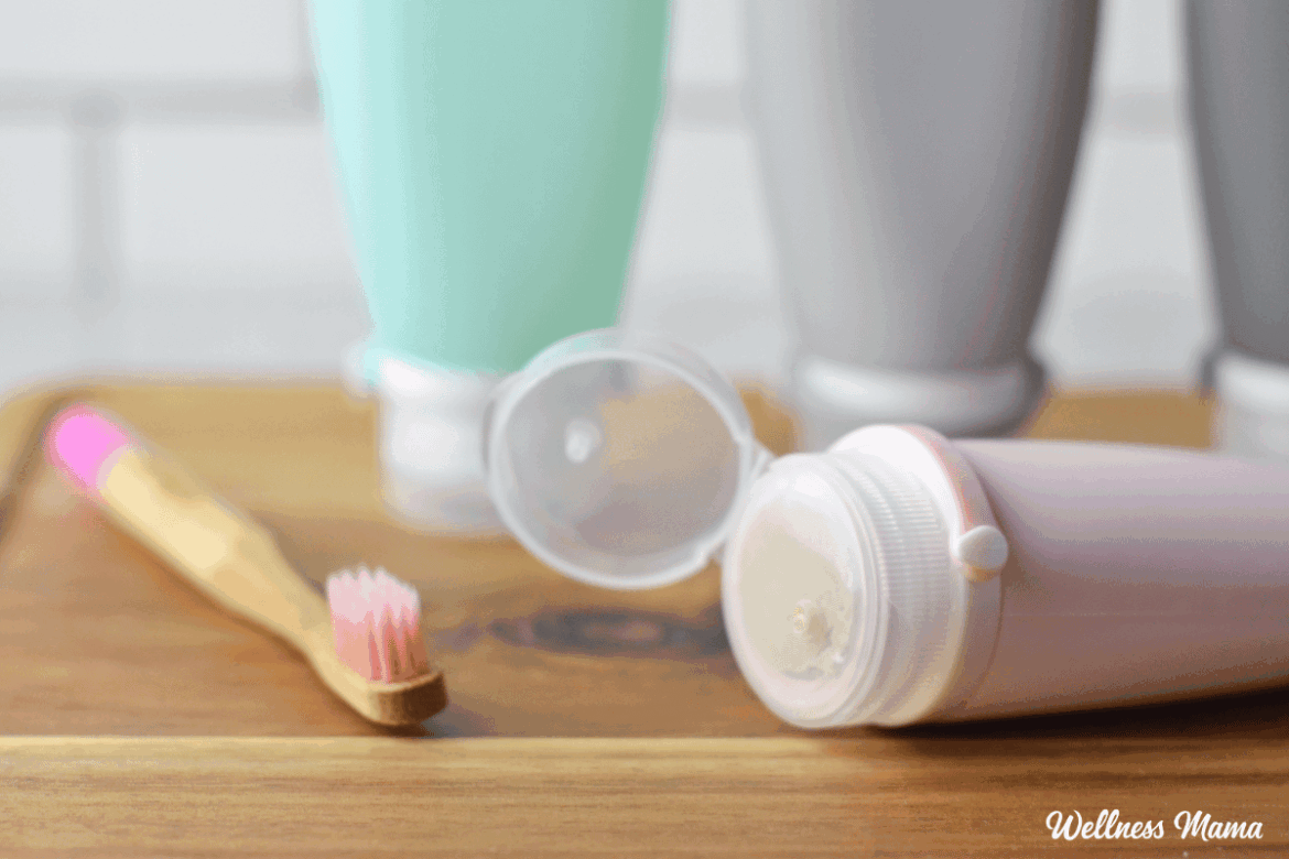 Squeezable Homemade Toothpaste