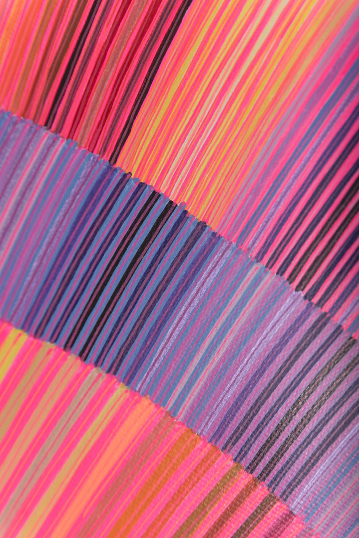 “We Ride At Dawn”, 2025. Synthetic polymer paint on canvas. 90 cms diameter.