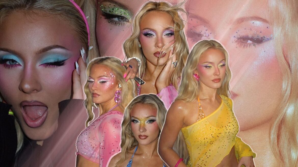 Sophia Sinot Is The MUA Behind Zara Larsson's Y2K Pop Fantasy Looks