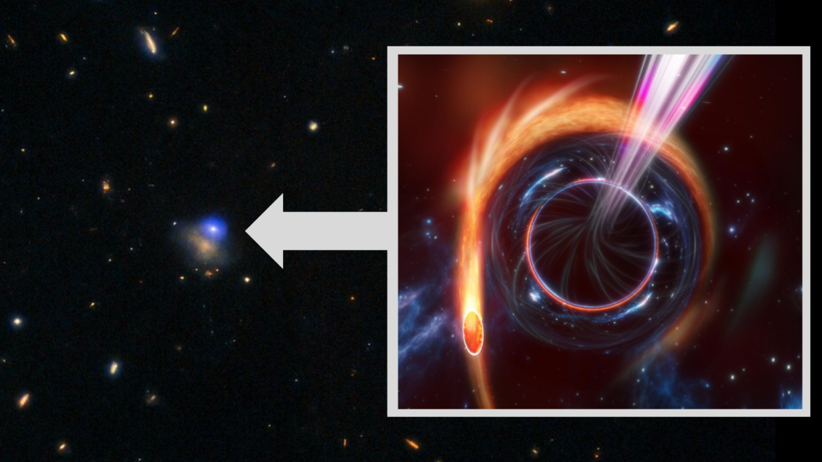 Mysterious bright blue cosmic blasts triggered by black holes shredding stars, scientists say. 'It's definitely not just an exploding star.'