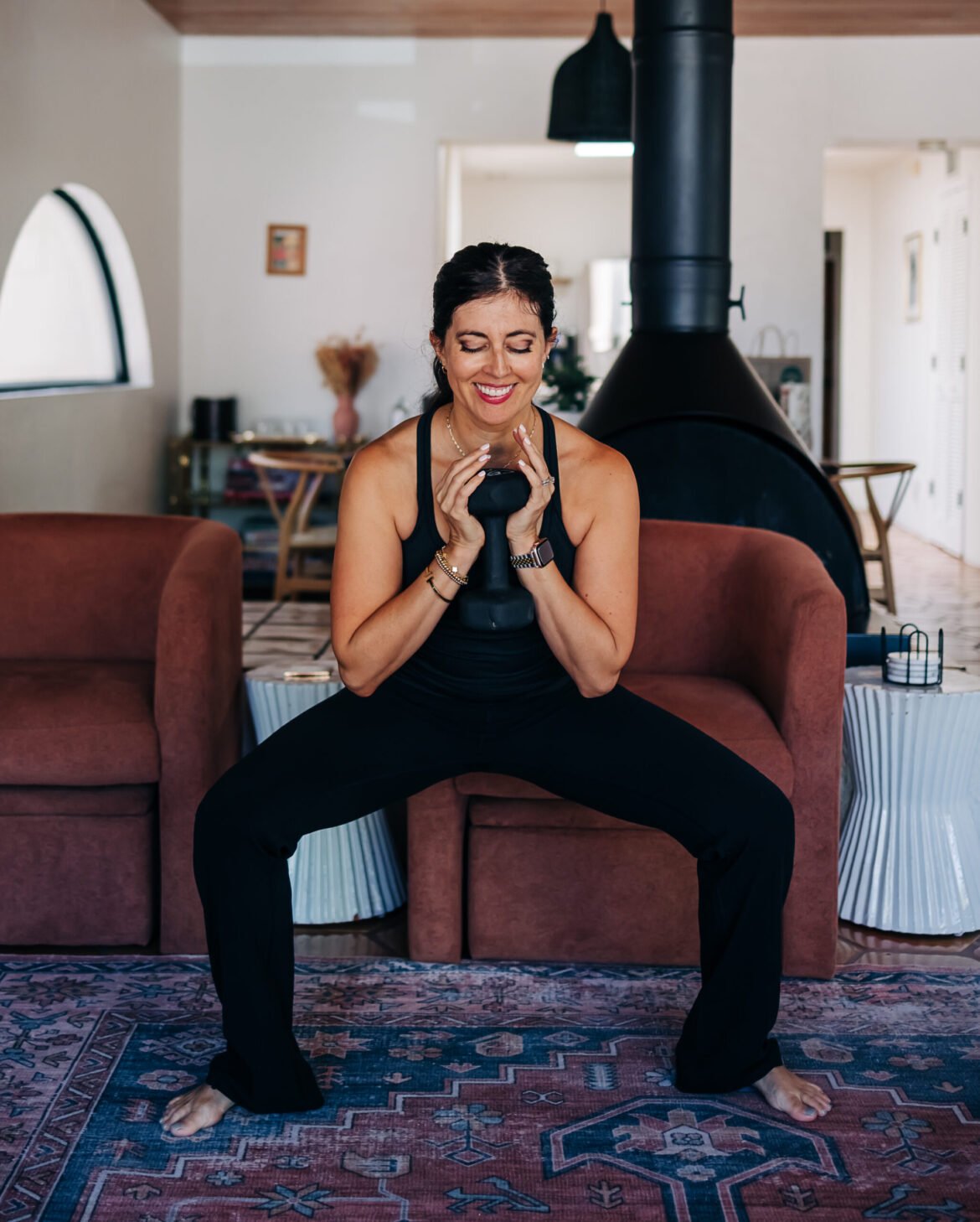 Winter Travel Dumbbell Workout Circuit