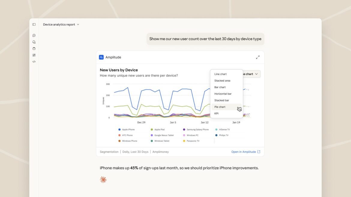 Anthropic makes tools within Claude interactive
