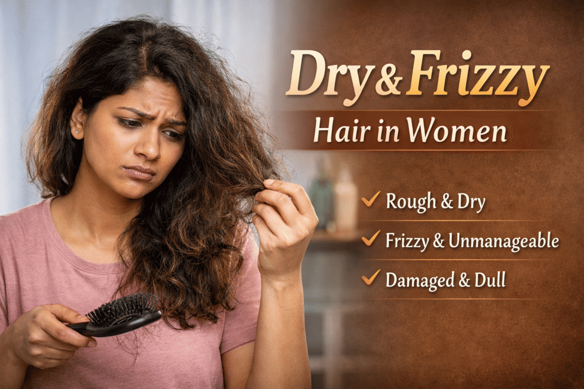 Dry & Frizzy Hair in Women: Causes and Solution Guide