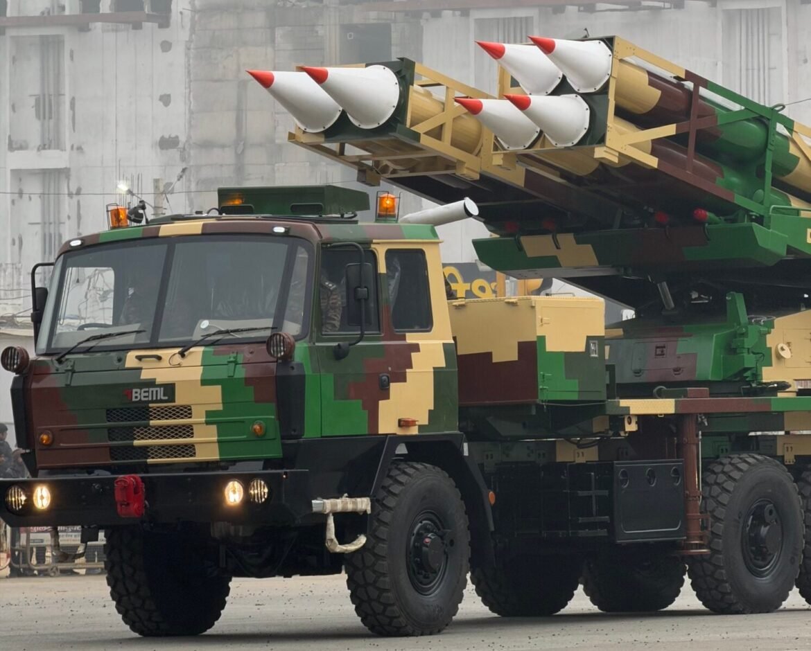 India showcases new long-range rocket system