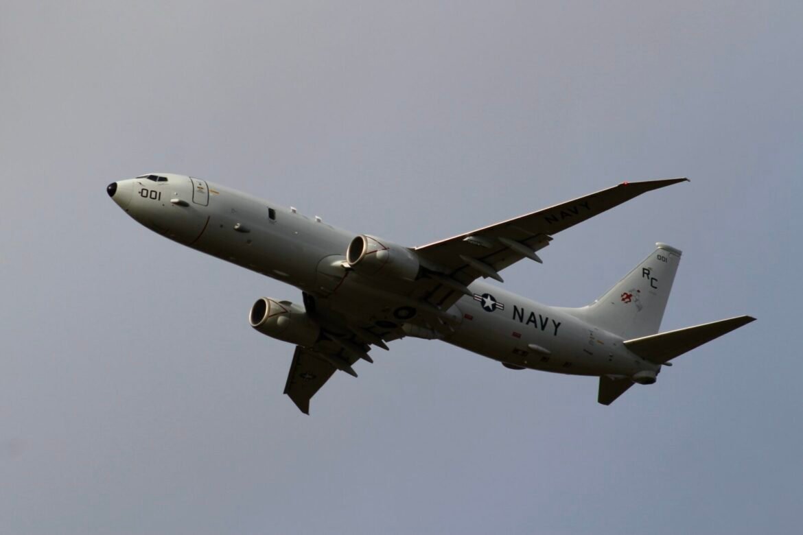 U.S. Navy and RAF operate spy aircraft near Crimea