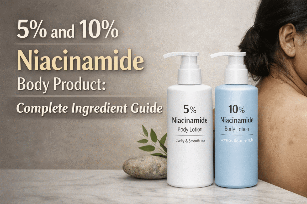 5% Niacinamide Body Wash + 10% Lotion: Complete Brightening