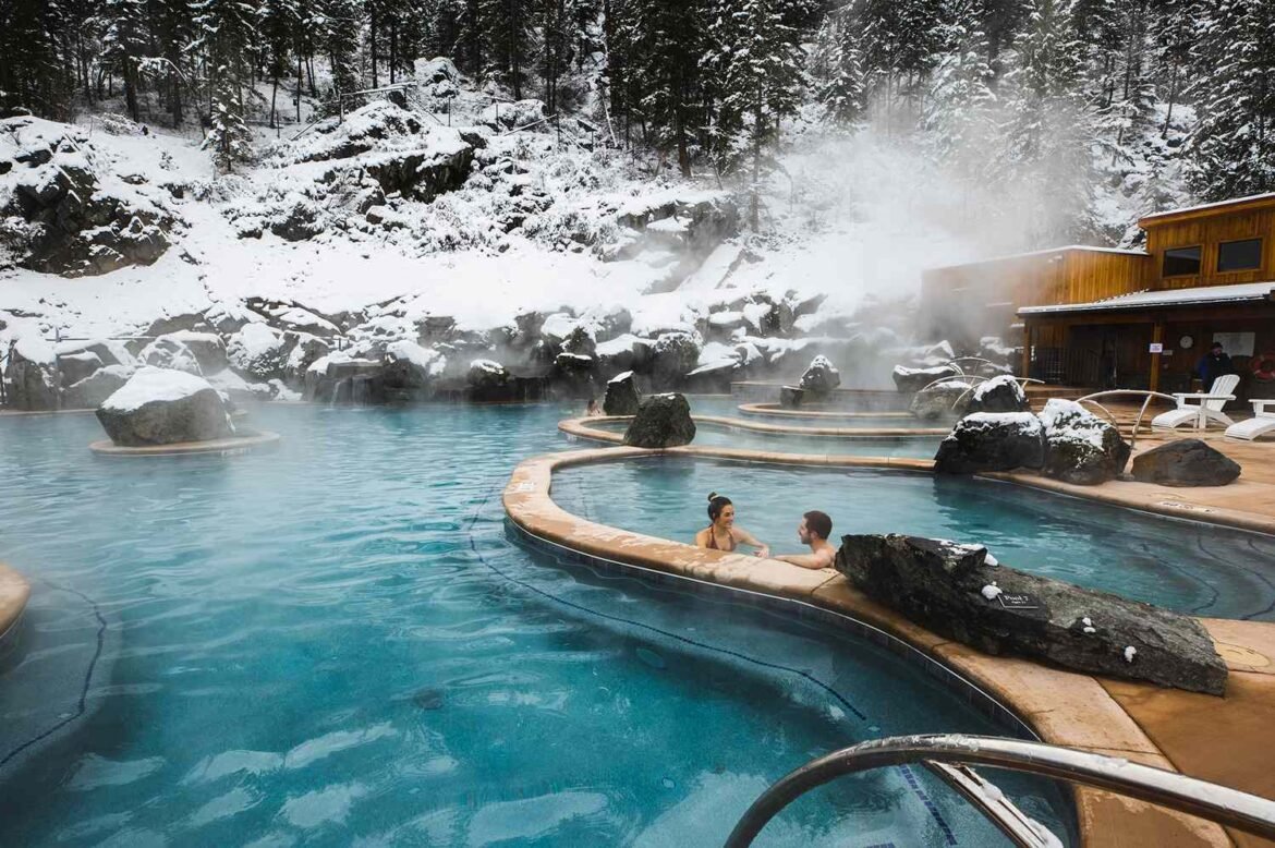 This 140-year-old Hot Springs Resort Has Mountain Views, Silica-rich Waters, and Riverside Soaking Pools