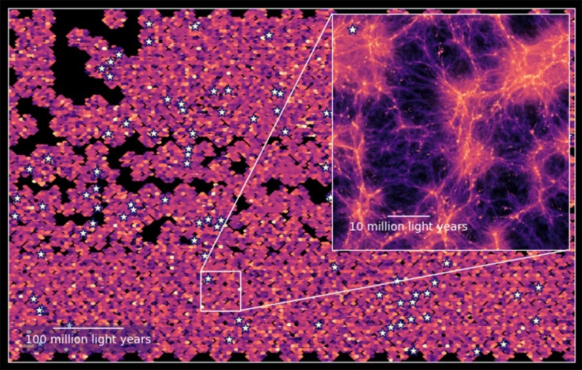 Astronomers Detect a Vast Hidden Web of Galaxies in the Early Universe