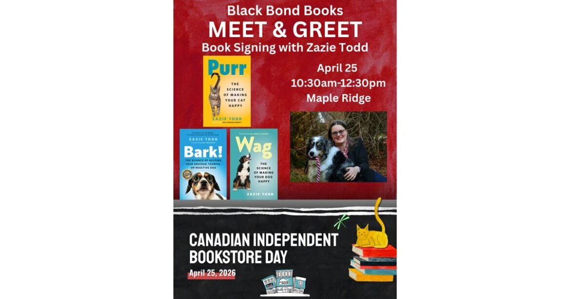 Join Me on Canadian Independent Bookstore Day