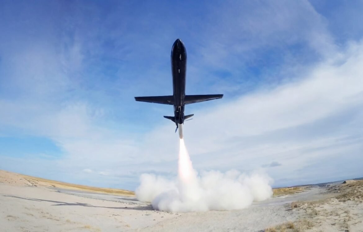 British firm Rotron tests SkyLance long-range strike drone