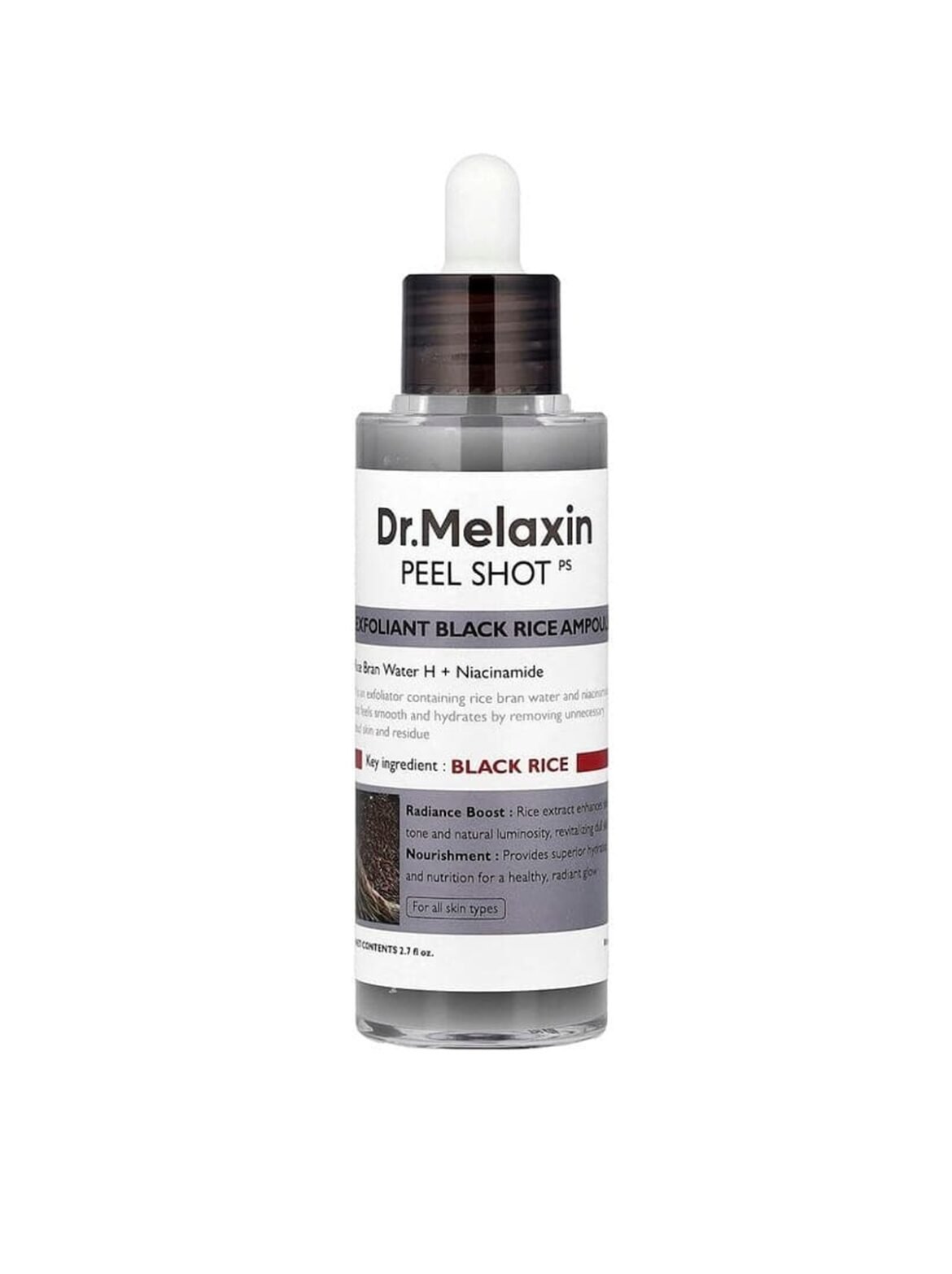 Dr Melaxin Peel Shot Exfoliating Black Rice Ampoule Review