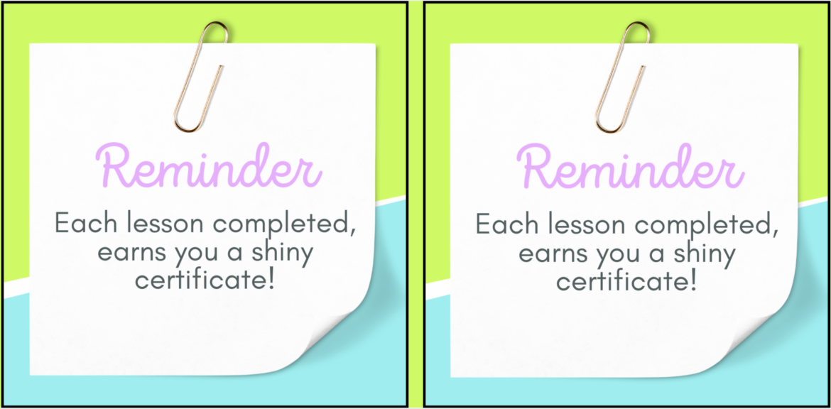 Did You Know You Can Earn Certificates Just by Completing University of Fashion Lessons? NO CHARGE