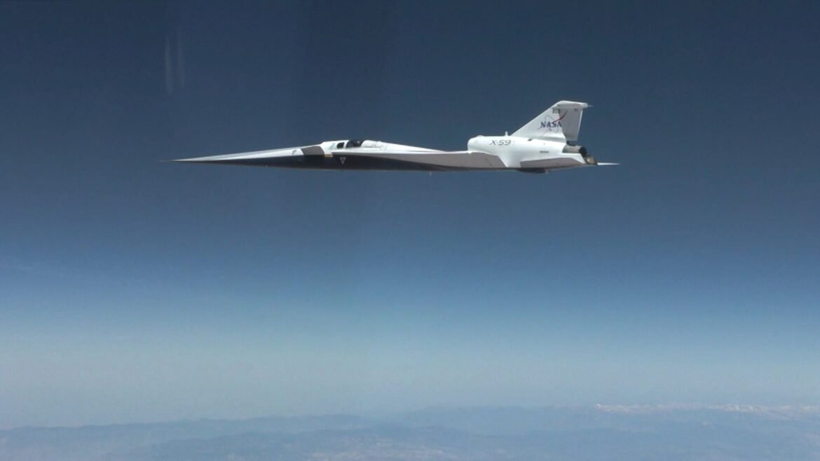 Going supersonic! NASA's X-59 jet breaks sound barrier for the 1st time
