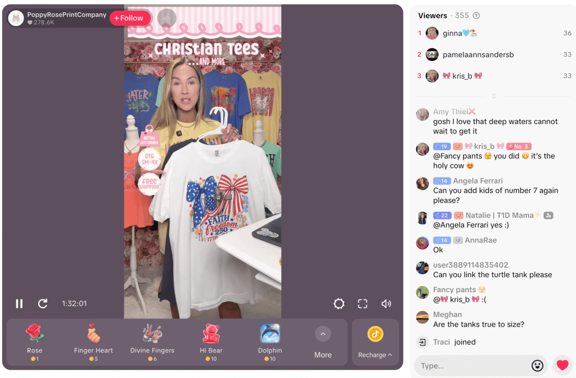 How I Made $40,000 In One Night Selling Print-On-Demand Shirts On TikTok Live
