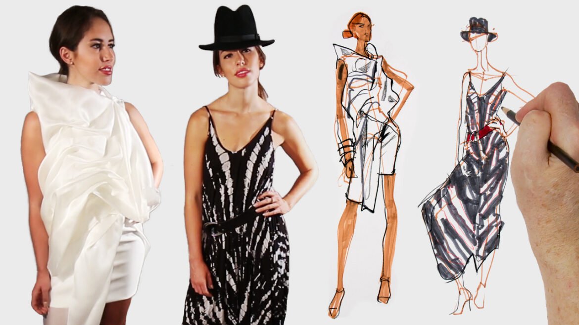 The Art Behind Fashion Drawing from a Live Model
