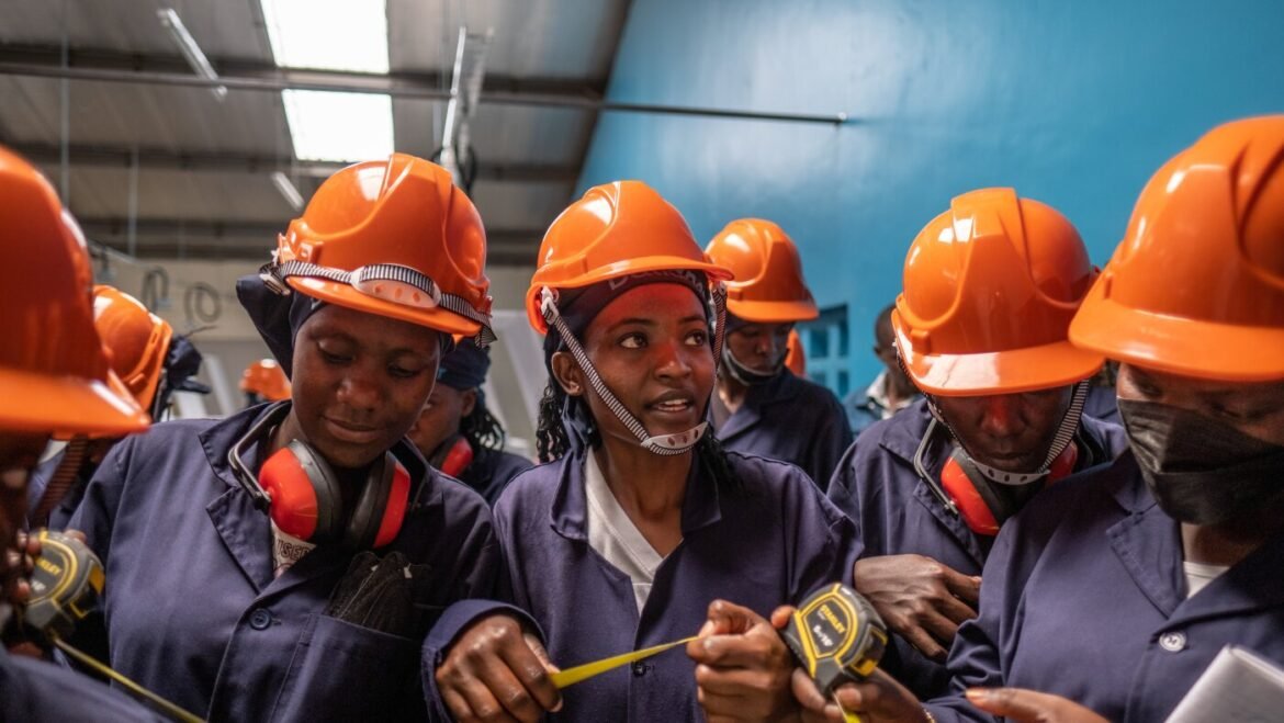 Women learn to get ahead in male-dominated construction biz : NPR